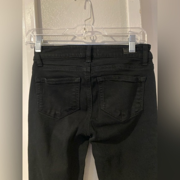 Paige Verdugo Ultra Skinny Black Fog Black Jeans Size 25 - Picture 8 of 10